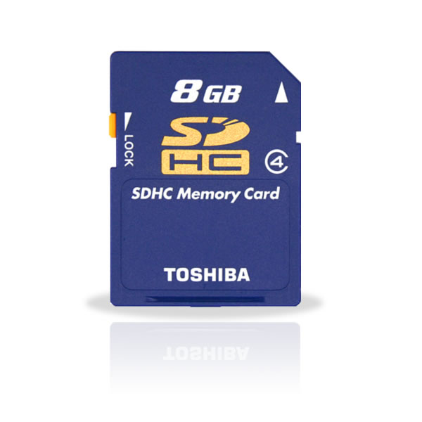 Toshiba 8GB High Speed SDHC Memory Card
